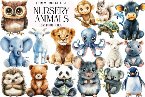 Download Nursery Animals Clipart - Premium Resources