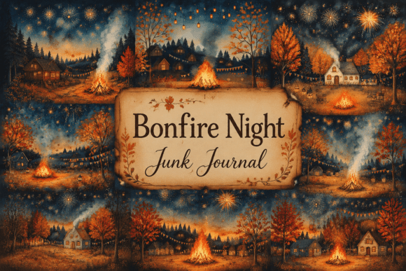 Download Bonfire Night Junk Journal - Night Collection