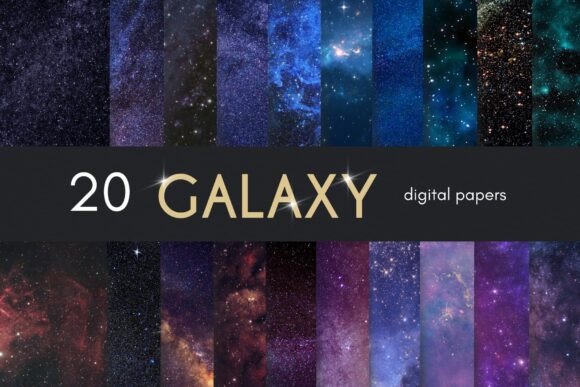 Download Galaxy Stars Digital Paper, Night Sky - Night Collection