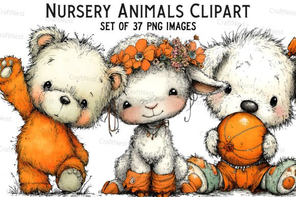 Download Nursery Animals Clipart - Nursery animals clipart Collection