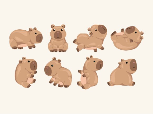 Download Capybara Mammal Mascot Zoo Pet Cute Cart - Pet Collection
