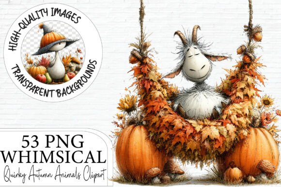 Download Quirky Autumn Animals Clipart Bundle - Autumn animals Collection