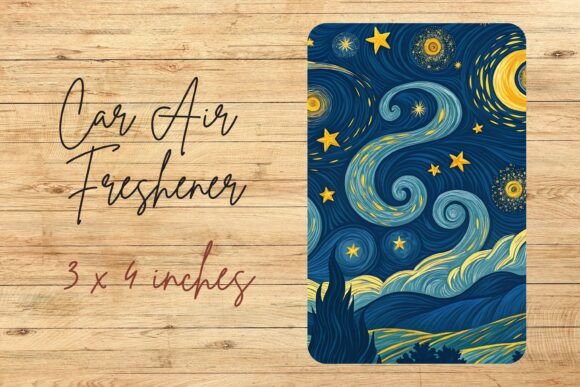 Download Starry Night Car Air Freshener Png - Night Collection