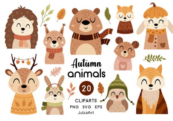 Download Autumn Animals Clipart, Fall Clipart - Premium Resources