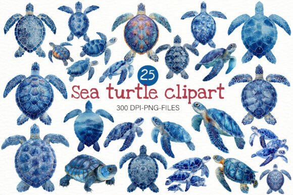 Download Watercolor Sea Turtle Clipart - Sea turtle clipart Collection