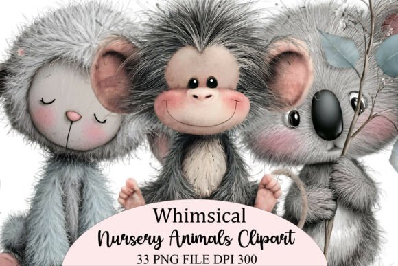 Download Watercolor Nursery Animals Clipart - Nursery animals clipart Collection