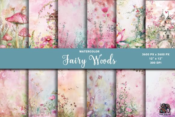 Download Soft Pink Fairy Woods Backgrounds - Premium Resources