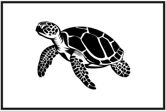 Download Silhouette of a Sea Turtle Clipart - Sea turtle clipart Collection